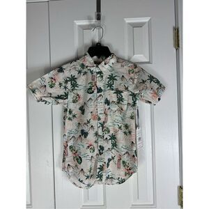 NWT Classic Prep Tropical Boys Shirt Size 12